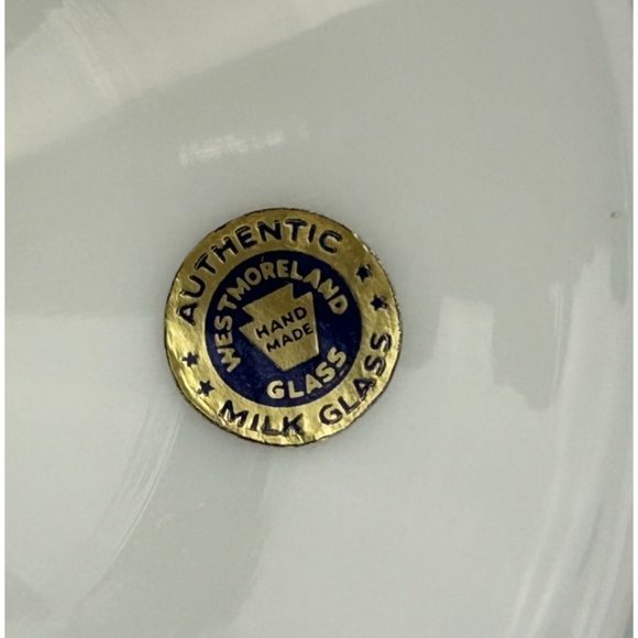 WESTMORELAND Authentic Milk Glass Set of 2 Hobnail Candle Holders White Home - Picture 12 of 12